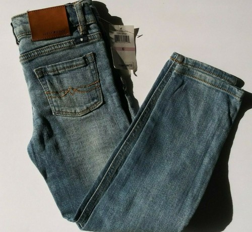 Pantalones de mezclilla ajustados Lucky Brand Zoe para niñas talla 6 desgastados nuevos con etiquetas ~totalmente nuevos~ - Imagen 1 de 12