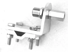 Truck Stuff CB Antenna Mounting Bracket 3 Way Alum Single Groove Mount TSE-02014