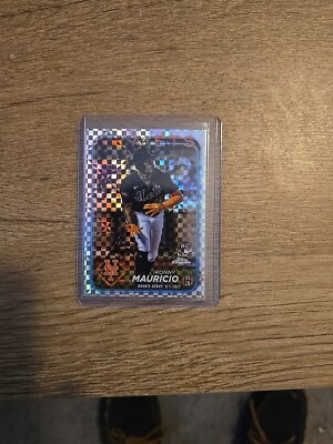 2024 Topps Update Chrome X-Fractor Ronny Mauricio Rookie Debut
