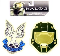 Halo 3 War Game Unscdf & Helmet Sticker Set Of 2 Halo 3 War Game Unscdf & Helmet Sticker Set Of 2