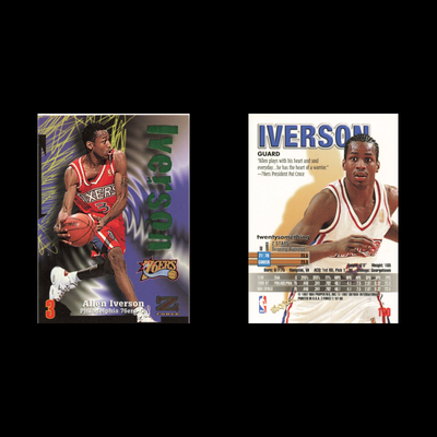 NBAカード　Allen iverson platinum 100枚　PSA9 NBAカード Allen iverson platinum 100枚 PSA9 23-24 Panini