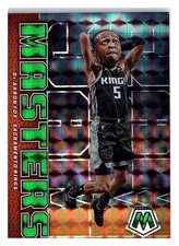 2022-23 Panini Mosaic #5 De'Aaron Fox Jam Masters Mosaic Green