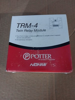 Potter / NOHMI TRM-4 Twin Relay Module 