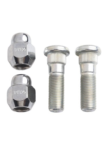 Silver Steel Wheel Hub Bolt Stud & Nut Set for Ascent 2019 OEM Quality - Picture 3 of 12