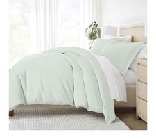 Premium Ultra Soft 2 Piece Duvet Cover Set twin/twin Xl Mint-Read