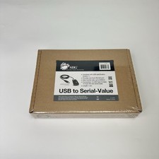 NEW Sealed SIIG USB to Serial Adapter   RS-232 9-Pin DB9 JU-000061-S1
