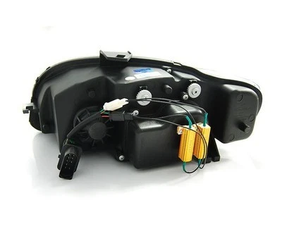 faros para AUDI A4 B7 2004 2005 2006 2007 2008 LED tubo luces cromo LHD Foto 2 de 3