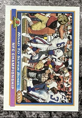 556a Road to Super Bowl XXV: Giants vs. 49ers 1991 Bowman