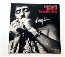 John Mayall Autographed Last Of The British Blues Album Cover LP ACOA