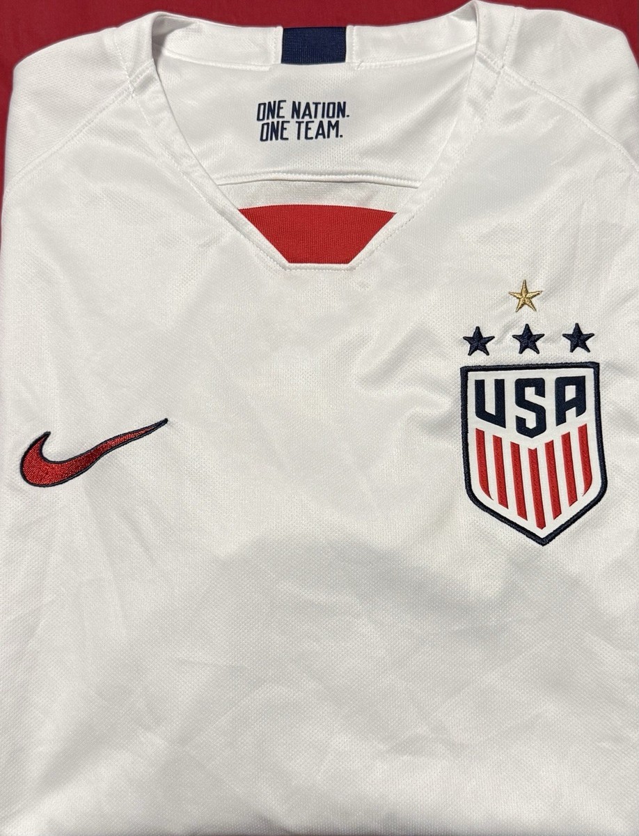 Nike USA Team (USWNT) 2019 Women's World Cup Home Jersey 3 Stars
