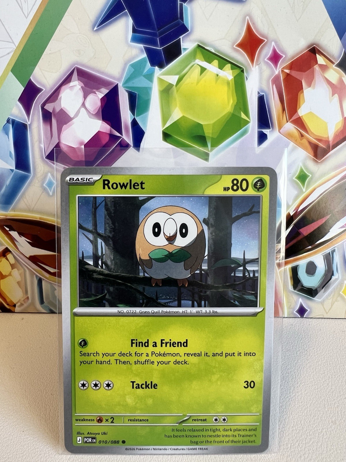 Rowlet 010/088 Common Regular - Pokemon TCG Perfect Order - NM