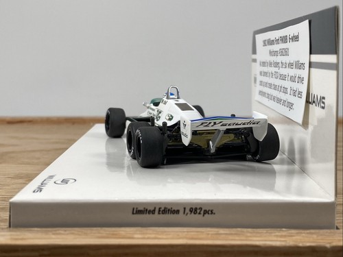 1/43 Minichamps F1 1982 Williams Ford FW08B Rosberg 6 Wheel Test 436820601 ! - Picture 5 of 11