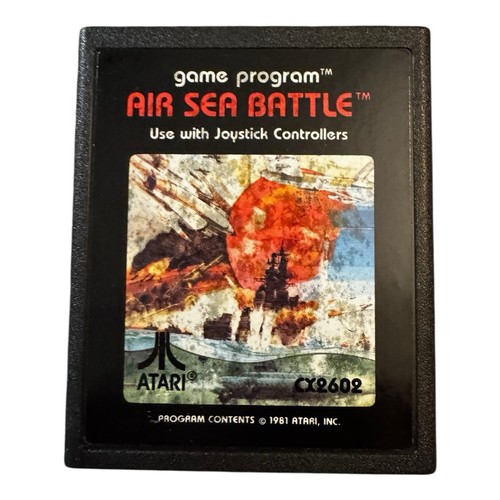 Air Sea Battle (Atari 2600, 1981) By Atari Game Cartridges CIB - Picture 4 of 7