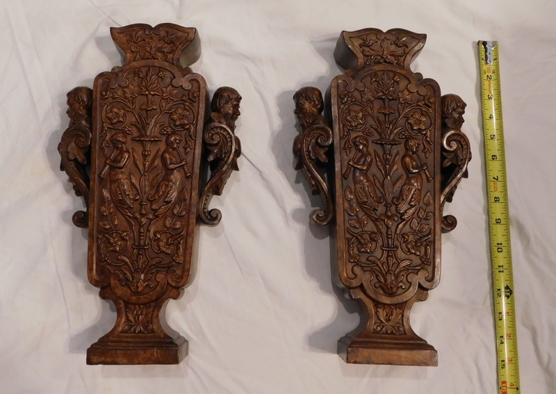 Bohemian Majolica Wilhelm Schiller Pair Vases Austria Hungary est 1880’s