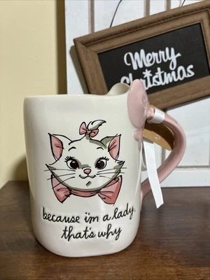 Rae Dunn Disney The Aristocats MARIE Because I'm a Lady That's Why Mug