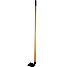 Ashman Garden Hoe, 60 In. Handle Length, 60 In. Fiberglass Rubber Grip Handle, G