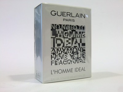 Guerlain L'Homme Ideal EDT Nat Spray 100ml - 3.3 Oz NIB Retail Sealed OVP