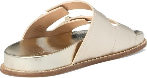 NEW Cole Haan Women's Marisol Footbed Sandals Flat, Soft Gold Leather, Size 7 - Picture 5 of 6