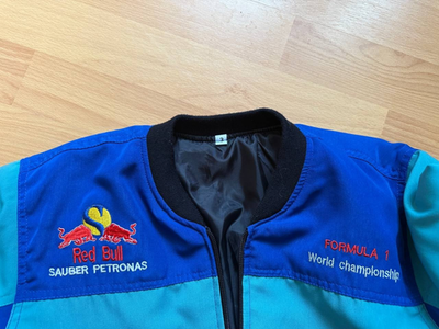 RED BULL SAUBER PETRONAS 90s F1 FORMULA BOMBER JACKET VINTAGE KIDS
