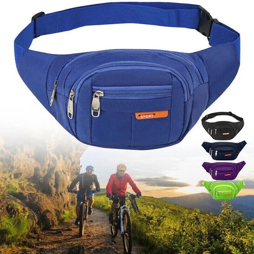 Große wasserdichte Gürteltasche Unisex Bauchtasche Gürteltasche Geldbörse Reise - Bild 3 von 21