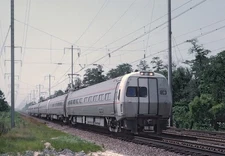 PC 803 Metroliner Test Train at Harman, MD Jun 28 1969 8.5 x 11 Photo