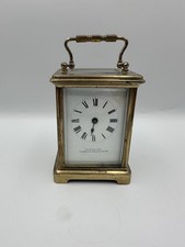 Antique Payne & Son Carriage Clock.  With Key. Spares Or Repairs