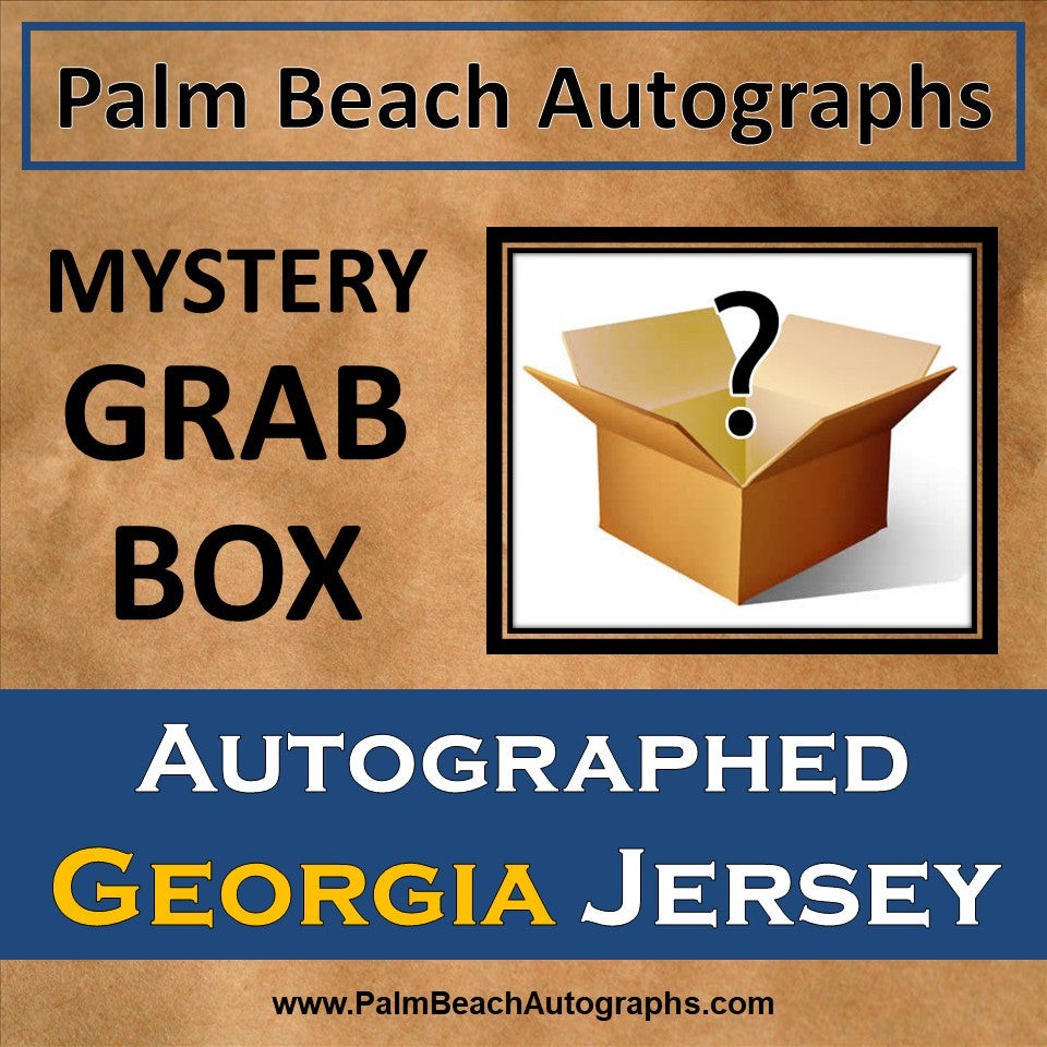 MYSTERY GRAB BOX - Autographed Signed Georgia Bulldogs Football Jersey 