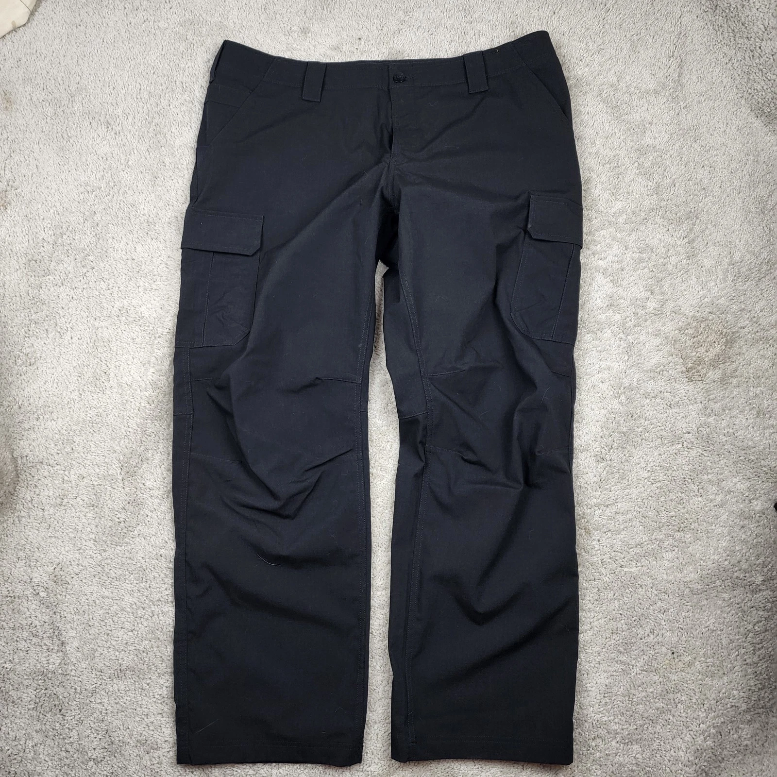Under Armour Storm Pants Mens 42x32 Black Chino Work Pants USA UA Utility Casual