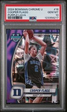 Cooper Flagg #16 Purple Lava PSA 10