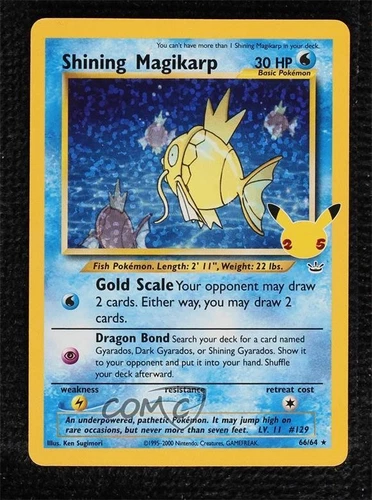 2021 Pokémon - Celebrations Classic Collection Shining Magikarp #66/64