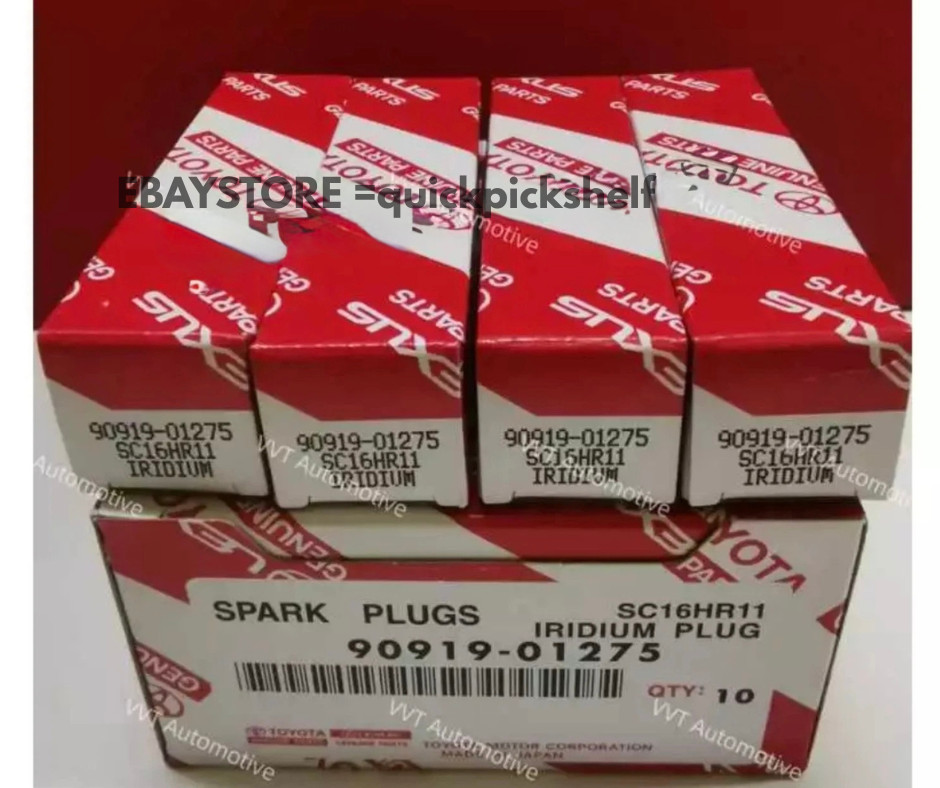 Set of 4 PCs Iridium Spark Plug Toyota Vios 90919-01275 SC16HR11
