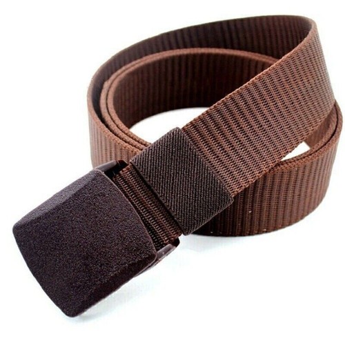 Travel Security Belt Hidden Money Pouch Wallet Pocket Waist Belt Safe Non-Metal - Picture 13 of 23