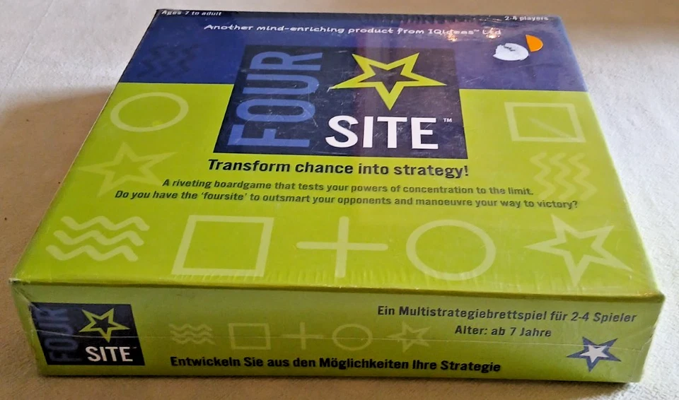 Iqideas Foursite Stratergy Board Game 2-4 Players Age 7+ (2007) New & Sealed - Image 3 of 4