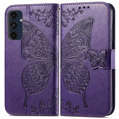 Für Galaxy A16 5G Handyhülle Wallet, Damen Flip Cover mit Kreditkartenfächern - Bild 2 von 8
