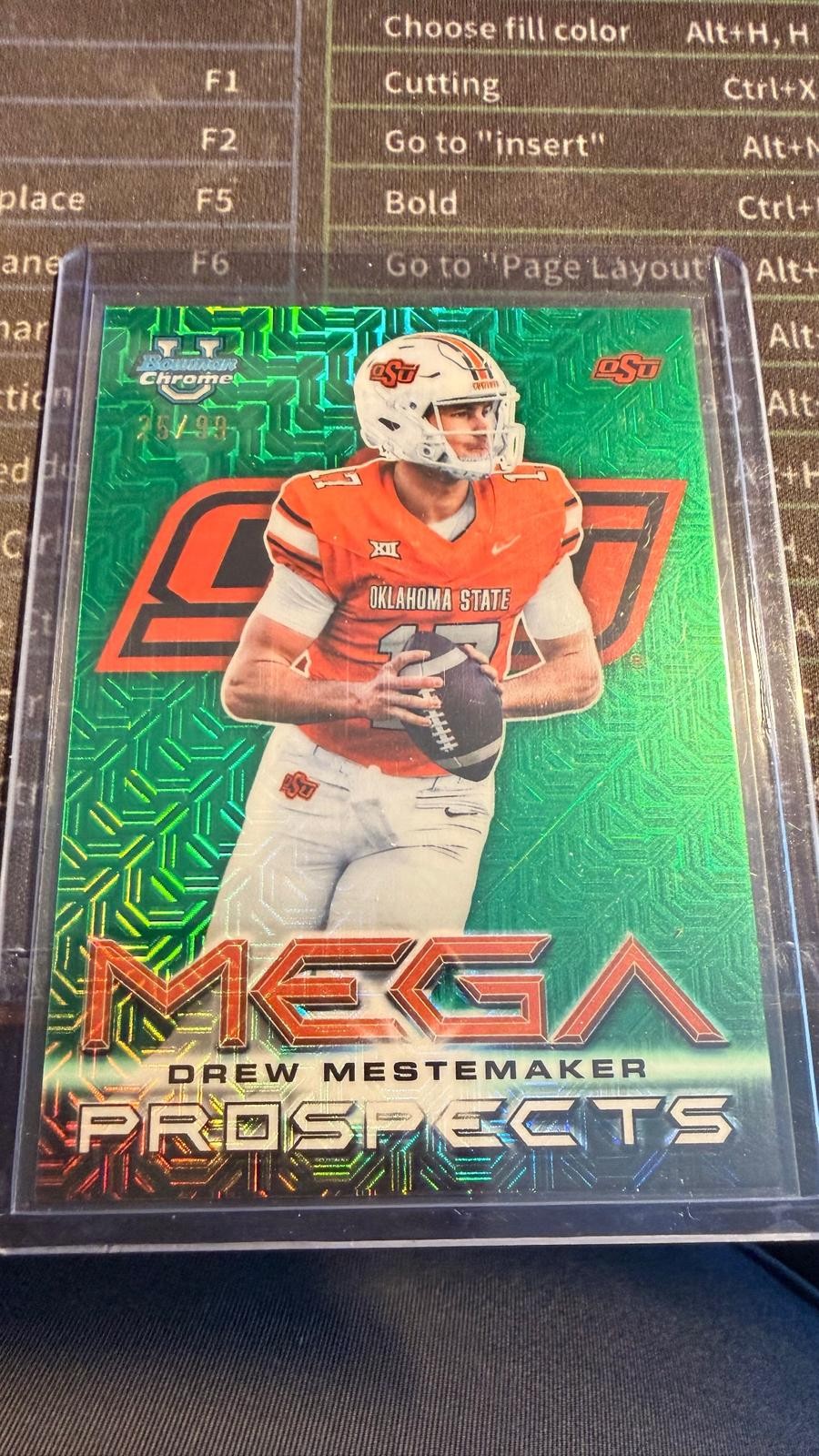 2026 Bowman #MP-2 Drew Mestemaker Mega Prospects Green Mojo #/99