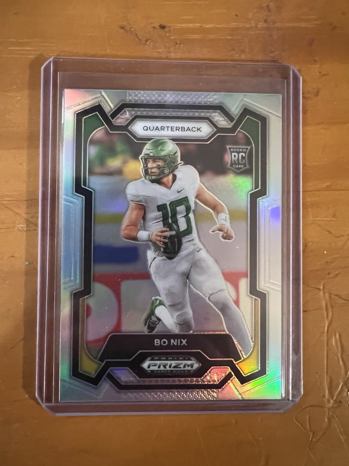 2024 Panini Prizm Draft Picks - Bo Nix #105 Silver Prizm (RC)