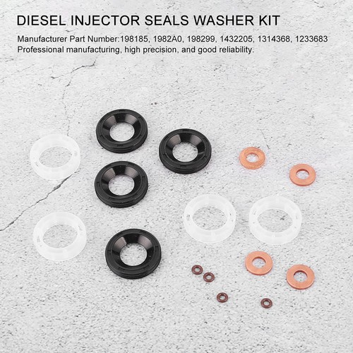 ♪ Injector Seals Washer Kit 1233683 198185 Fits For C MAX - Picture 9 of 14