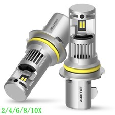 AUXITO 9007 LED Headlight Bulbs 6000K White High Low Beam Light Bulb Br 2/ 2/4X