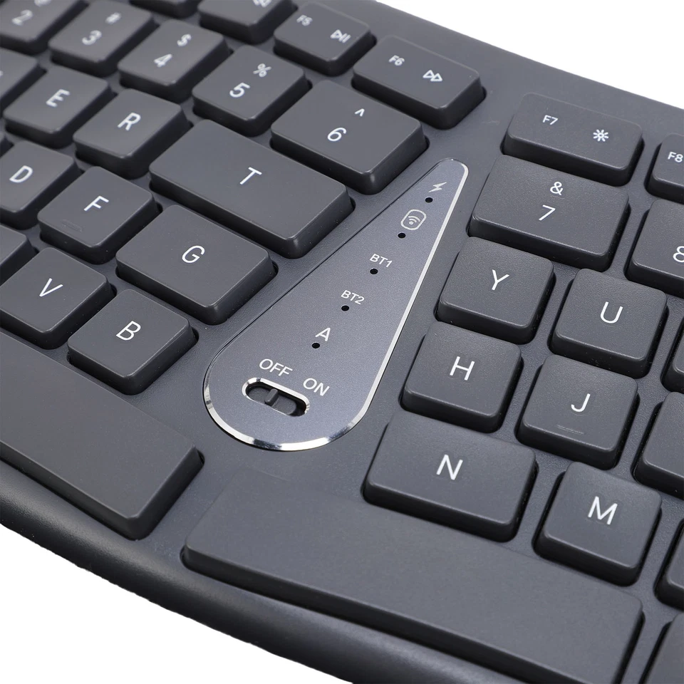 Ergonomic Split Keyboard 2.4G USB C Wireless Computer Keyboard 111 - Image 4 of 4