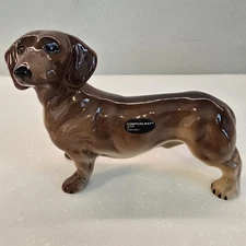 Vintage Dachshund/Weiner Dog Porcelain Figurine Dog Figure Coopercraft