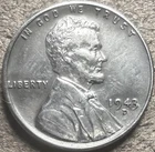 1943 D Lincoln Wheat Cent - Very good Condition