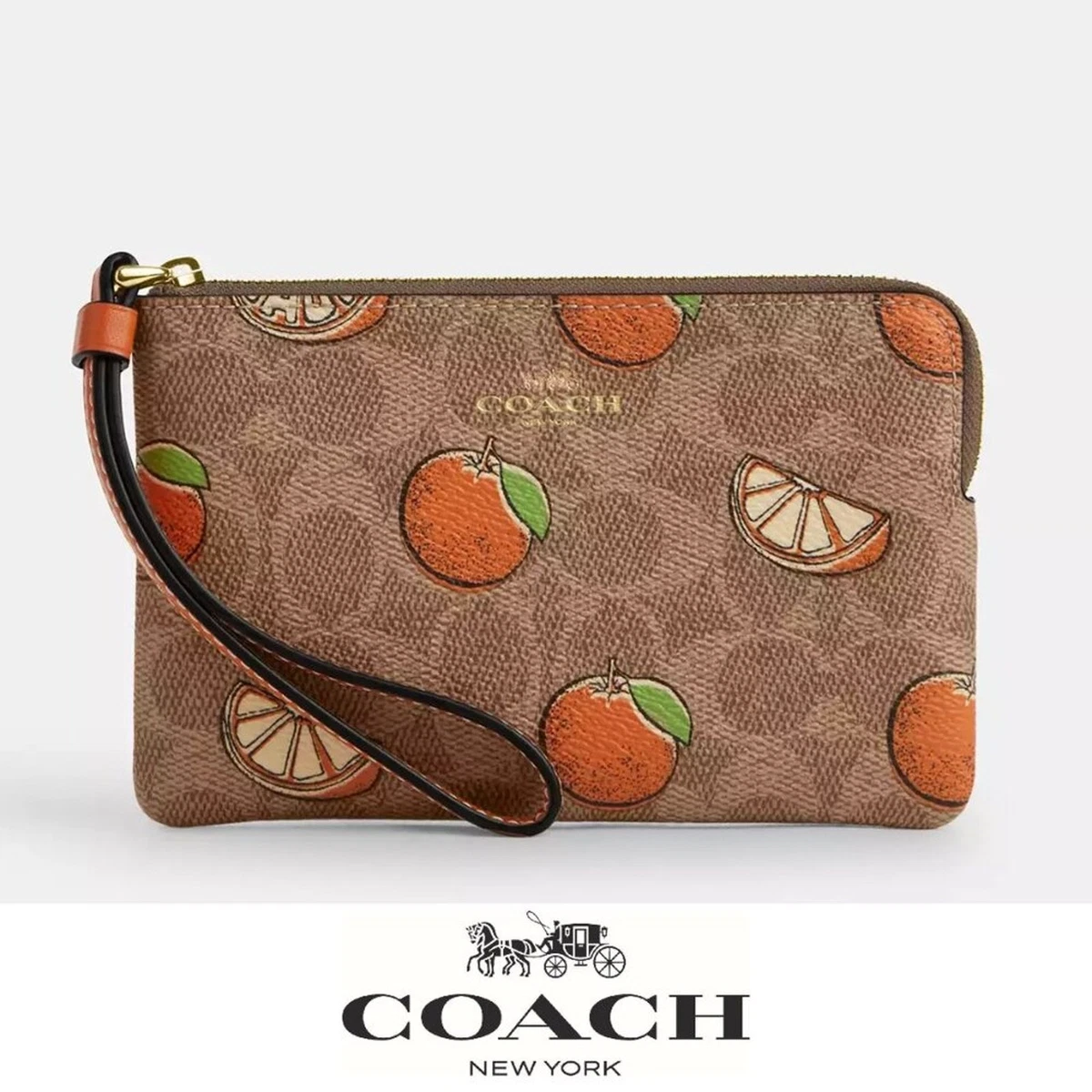Coach Canvas Orange Wallets for Women for sale | eBay