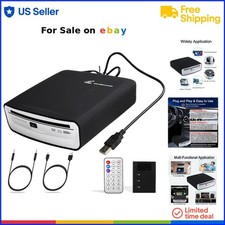 Portable USB AUX CD Player for Car with Shockproof Multi-Format Compatibility