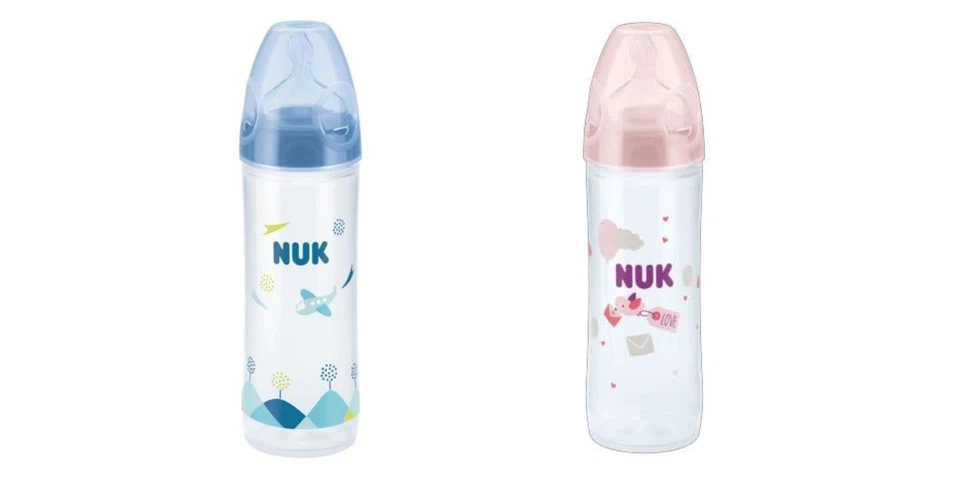 Nuk New Classic mit First Choice+ Trinksauger6-18 Monate Babyflasche