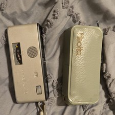 Minolta 16 Model P Subminiature Camera 16mm Silver with Case