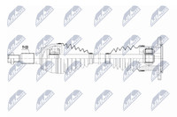 NTY Antriebswelle NPW-CH-072