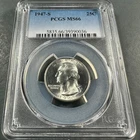 1947-S 25C Washington Quarter PCGS MS66 (89878)