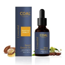 Aceite de crecimiento de barba Coal Clean Beauty para todo tipo de piel 30 ml