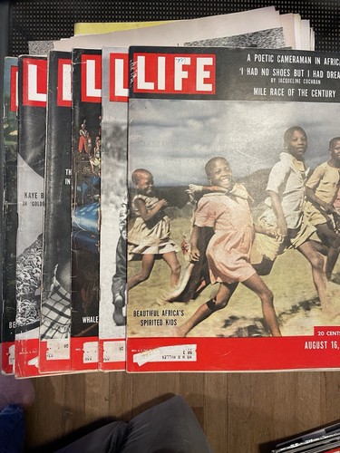 Vintage Life Magazine Lot - 1954 lot of 6