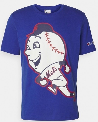 Loisirs T-shirt HOMME Champion Blue Major League Baseball Yankees Coton - Picture 4 of 11